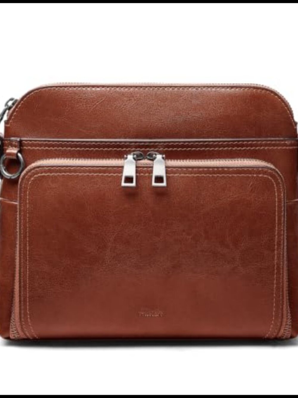 Anti Theft Leather Crossbody Bag Detachable Strap RFID